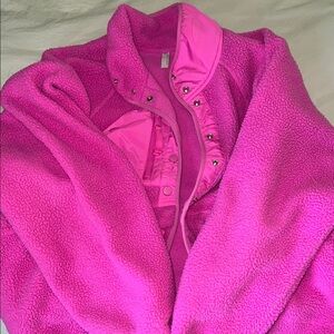 Free People Pink Hit The Slopes Jacket